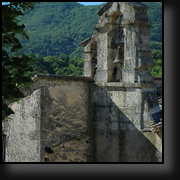The church of Buoux, one can hear the bells from the gite