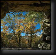 From inside a borie, Buoux, Provence
